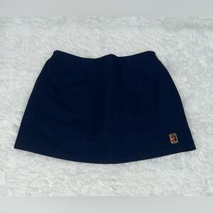 Nike Dark Navy Blue Vintage Tennis Skirt